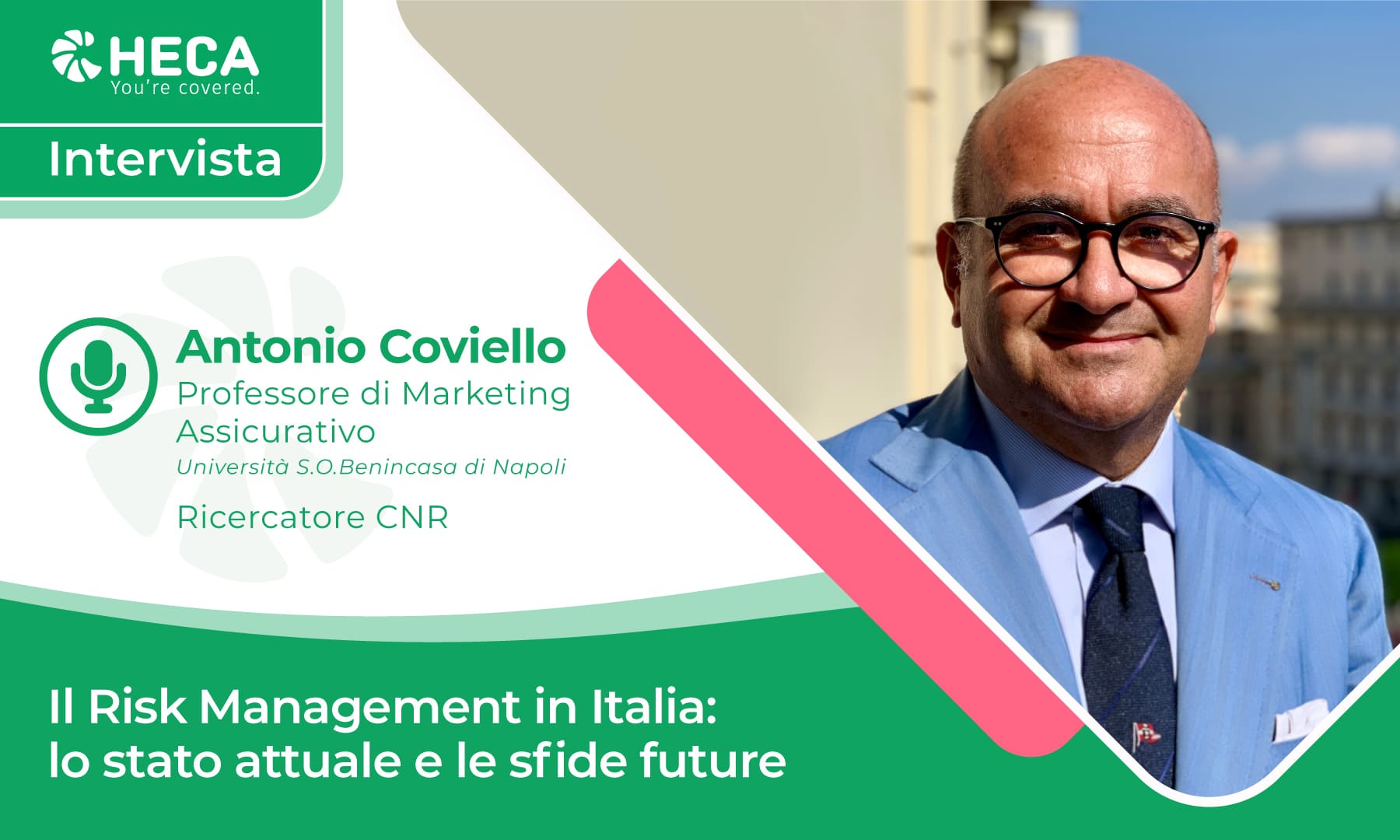 intervista al professore coviello sul risk management con le sfide dell'intelligenza artificiale e il cambiamento climatico